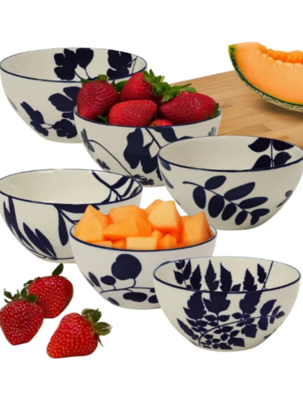 Certified Blue Arbor Bowl Set, 6-pack